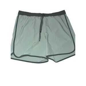 All In Motion Mens Athletic Shorts Xl Green Polyester Spandex